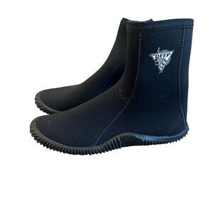 Deep See Insulated Diving Booties Cold Water Sports Snorkel Vacation Size 9 Mens